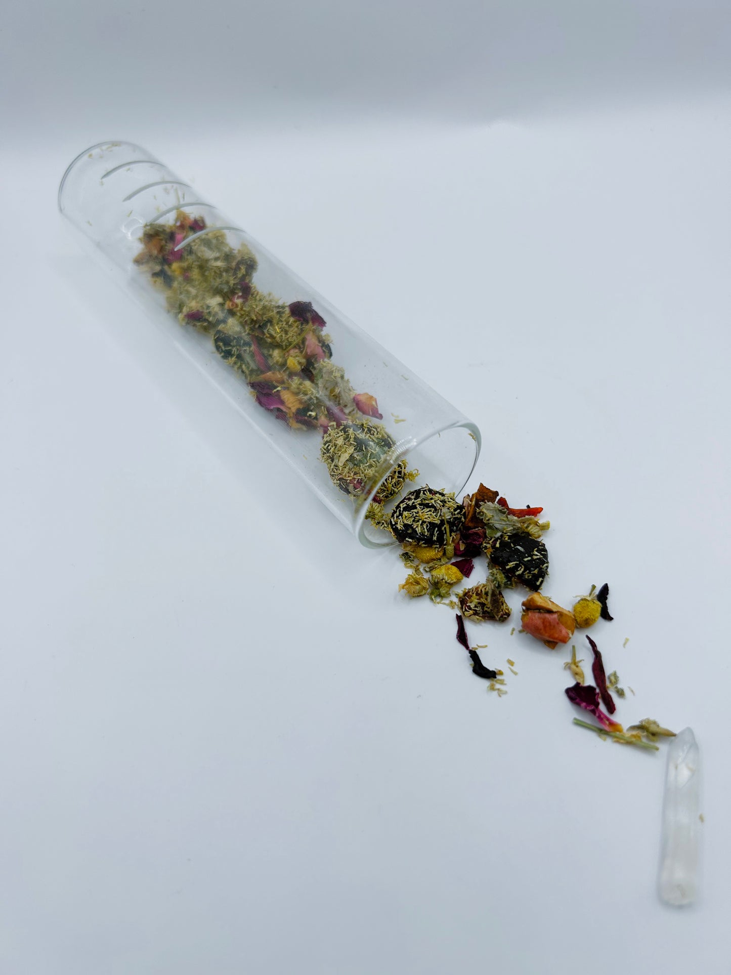 Loose Herb Infuser with Clear Quartz